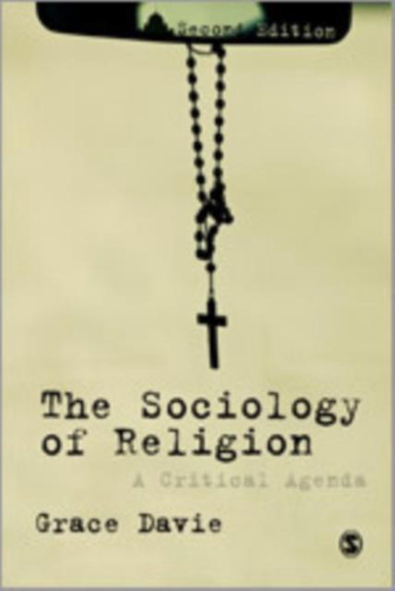 La sociología de la religión.