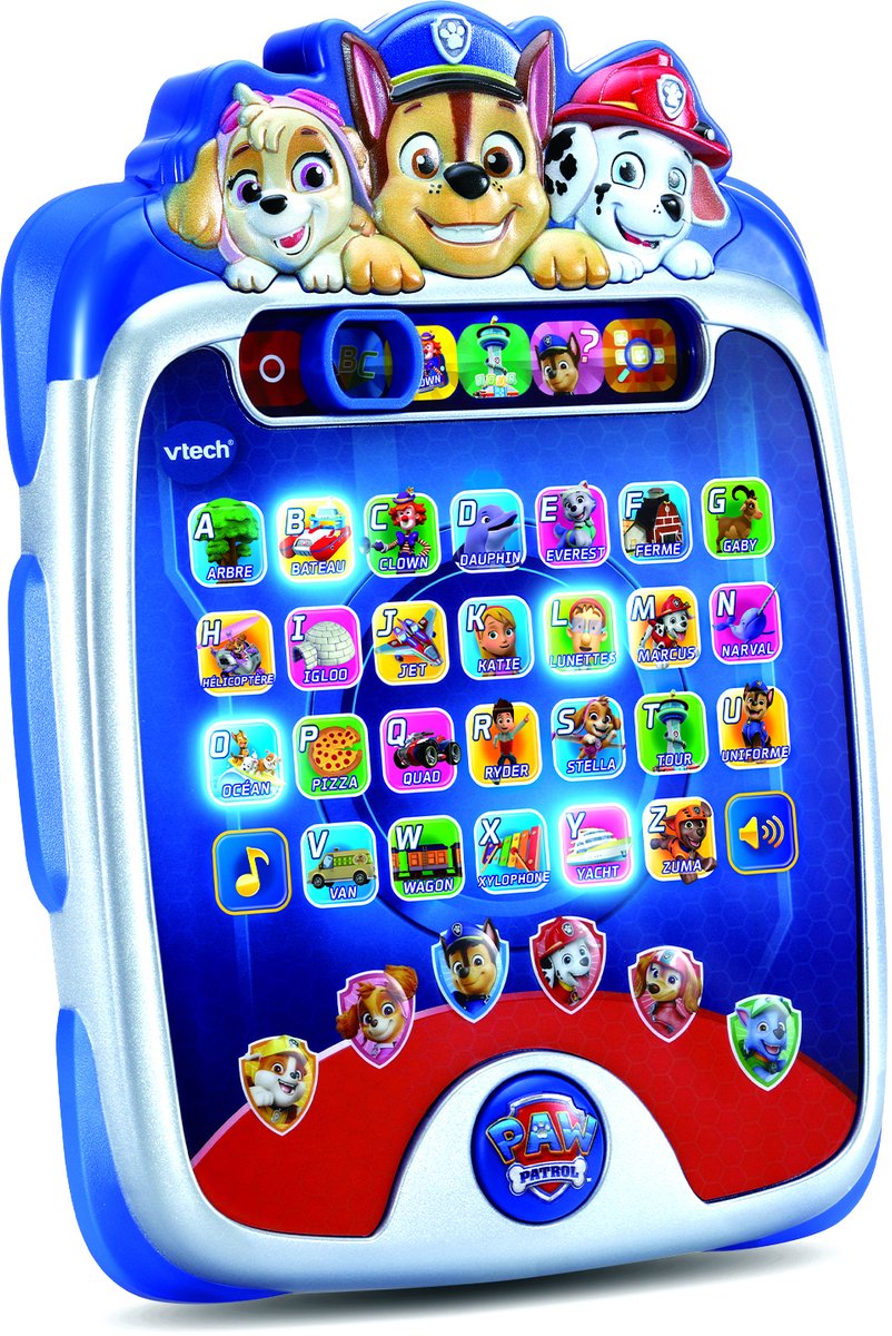 Vtech jouets educatifs License Pat Patrol - ma lumi tablette éducative, 3 anni, sono necessarie batterie, AA, plastica, multicolore