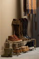 Scarpiera Woood Josse - metallo - marrone militare - 25x80x33