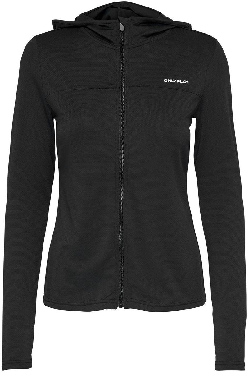 Only play onpmila life hood fz ls top noos dames top - black