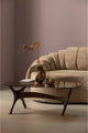 Mesa de centro Woood flash - madera de vidrio - nogal - 42x110x60