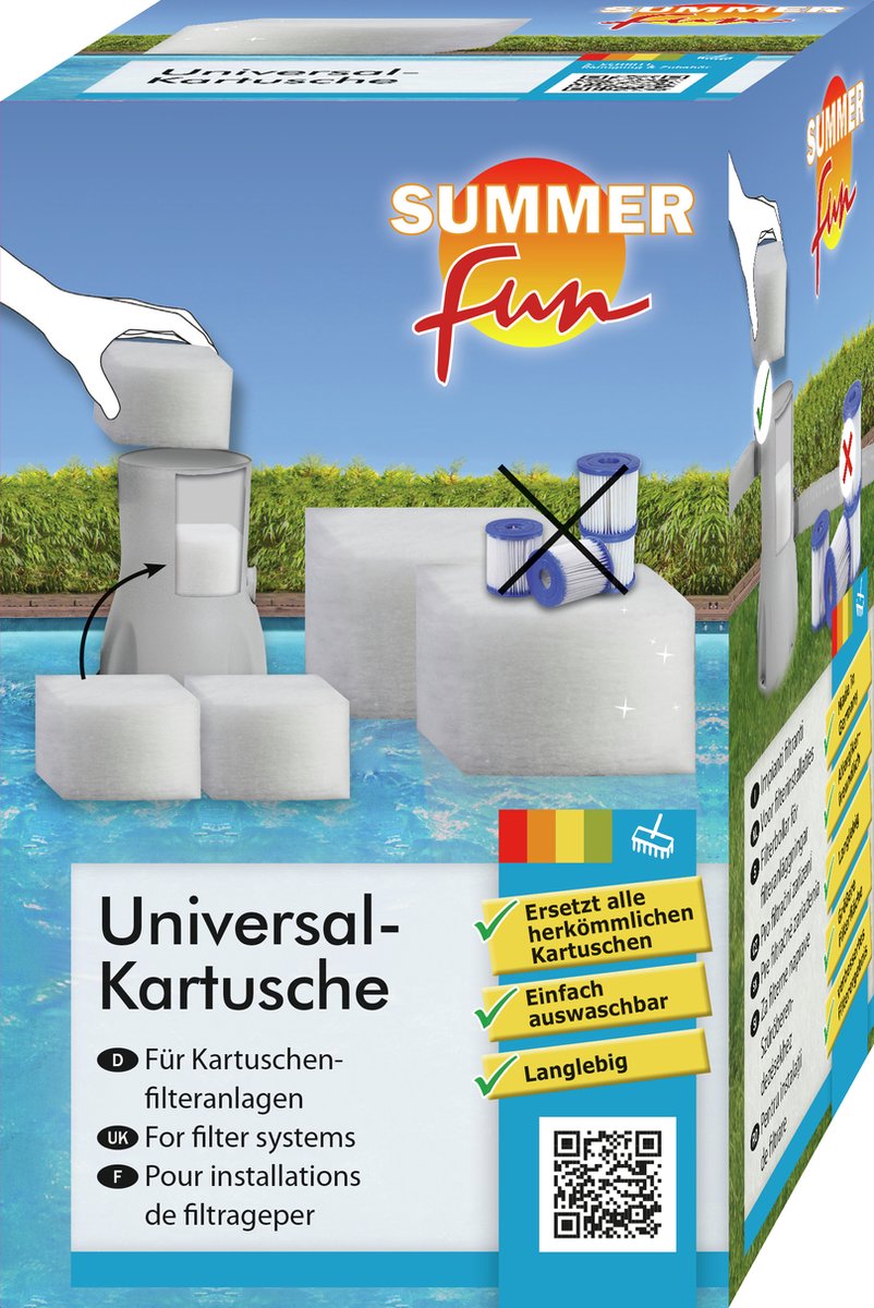 Summer Fun Summer Fun Pattern Filter Universal 12x12x10 cm