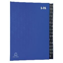 Sorting folder exacompta blue