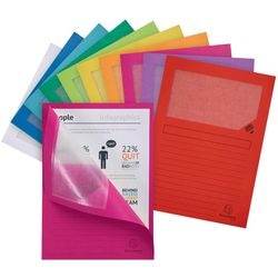 Cartella con finestra exacomptaforever a4 assortiti