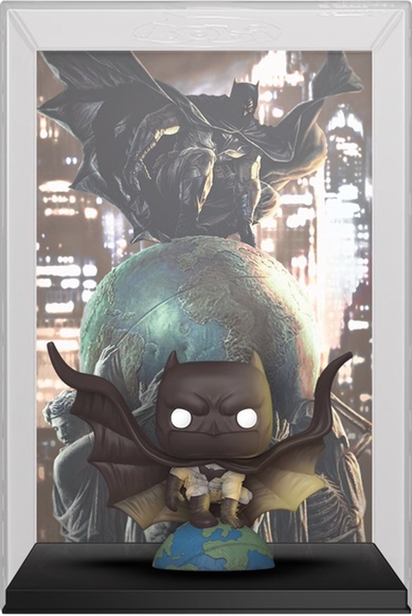 Funko batman batman the world (comic cover) vinyl figuur 17 pop! standaard