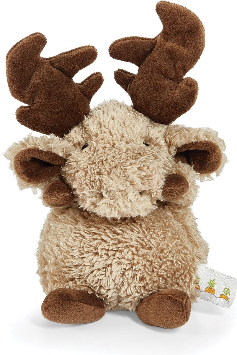 Bunnies by the bay bruce de eland knuffel - knuffeldier - geborduurde details - eland- 18 cm - bruin