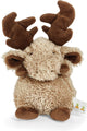 Bunnies by the bay bruce de eland knuffel - knuffeldier - geborduurde details - eland- 18 cm - bruin