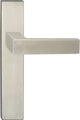 Impresso deurkruk - luton - voor binnen - vierkant deurschild - rvs - 2 stuks