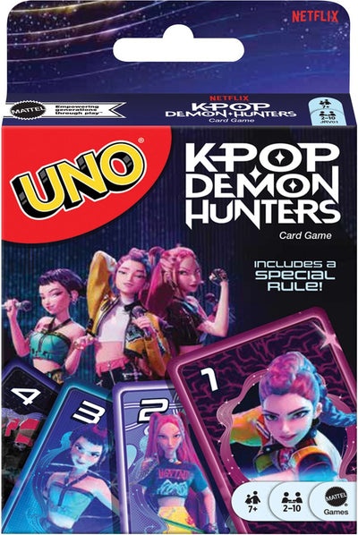 Mattel games uno kpop demon hunters - card game