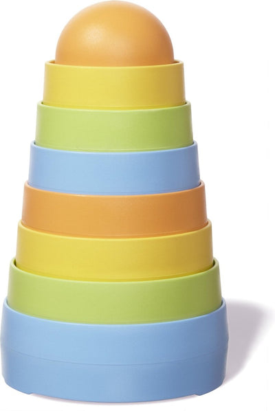 Juguetes verdes mis primeras tazas de apilador