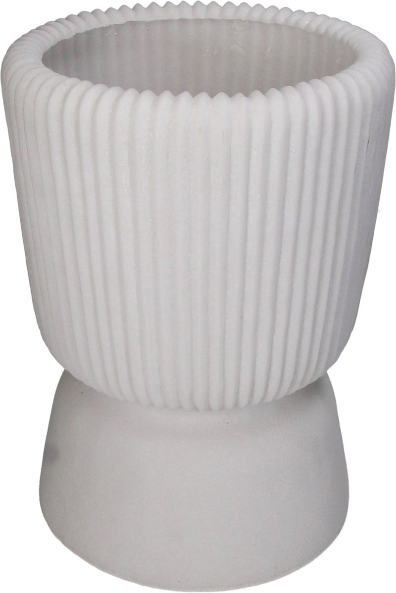 Lámpara de mesa colección HD arenisca marfil 22,2x22,2x30,8cm