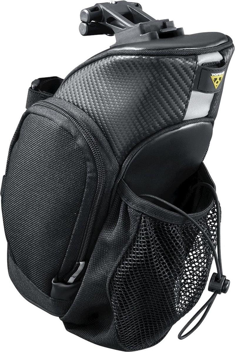 Topeak Mondacack Hydro Saddle Bag - Nylon, extraíble, negro, 1.7L
