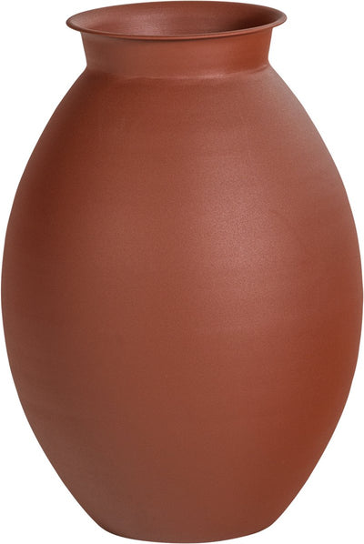 Vaso Woood caro xxl - metallo - marrone - 70x50x50
