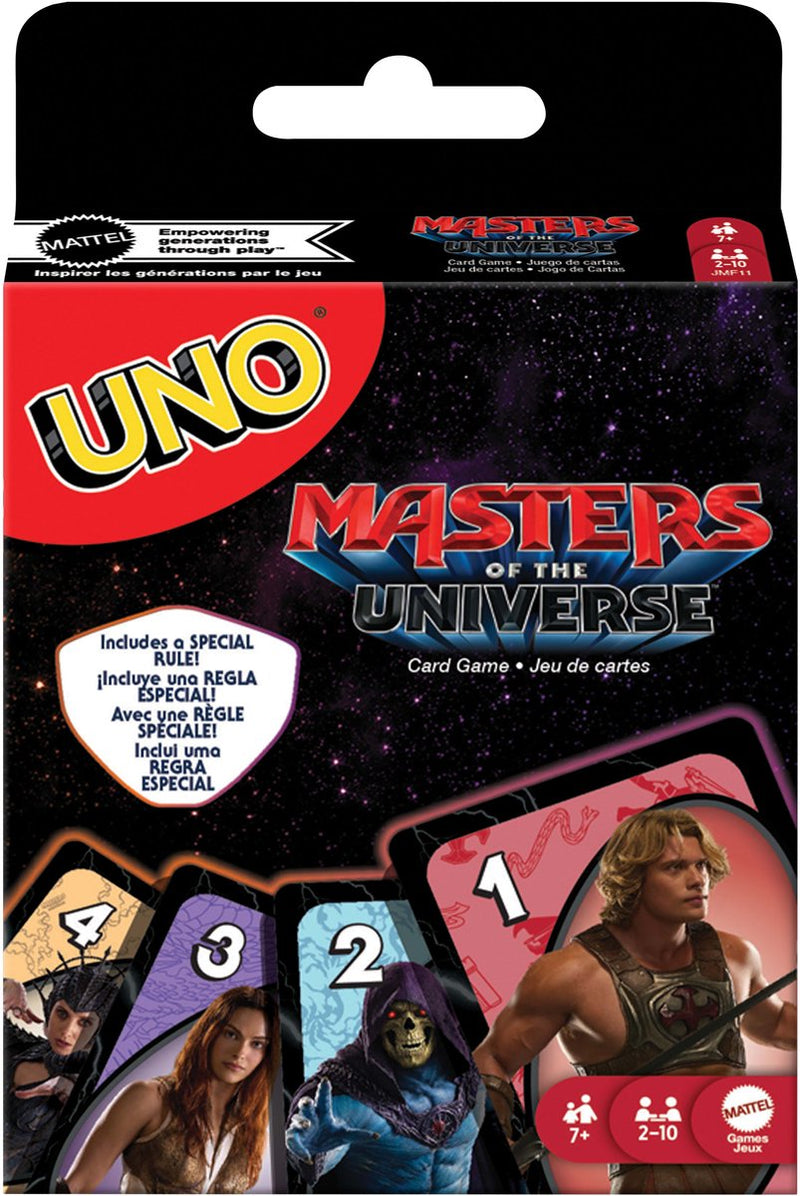 Juegos Mattel uno masters del universo película 2026 - juego de cartas