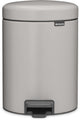Brabantia newicon prullenbak - 5 liter - badkamer - soft grey