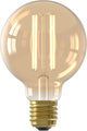 Calex filament led lamp - g80 vintage lichtbron - e27 - goud - warm wit licht - dimbaar