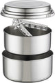 Set 2 pentole Msr Alpine - set da cucina in acciaio inossidabile - 2 pezzi - resistente e compatto - per 2-3 persone