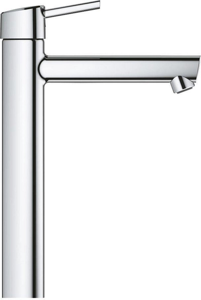 Grohe concetto waterbesparende wastafelkraan xl-size m. gladde body chroom