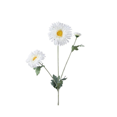 Decoris fiore artificiale margherita h68cm bianco