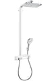 Hansgrohe raindance e showerpipe 360 1jet met showertablet select 300 wit chroom