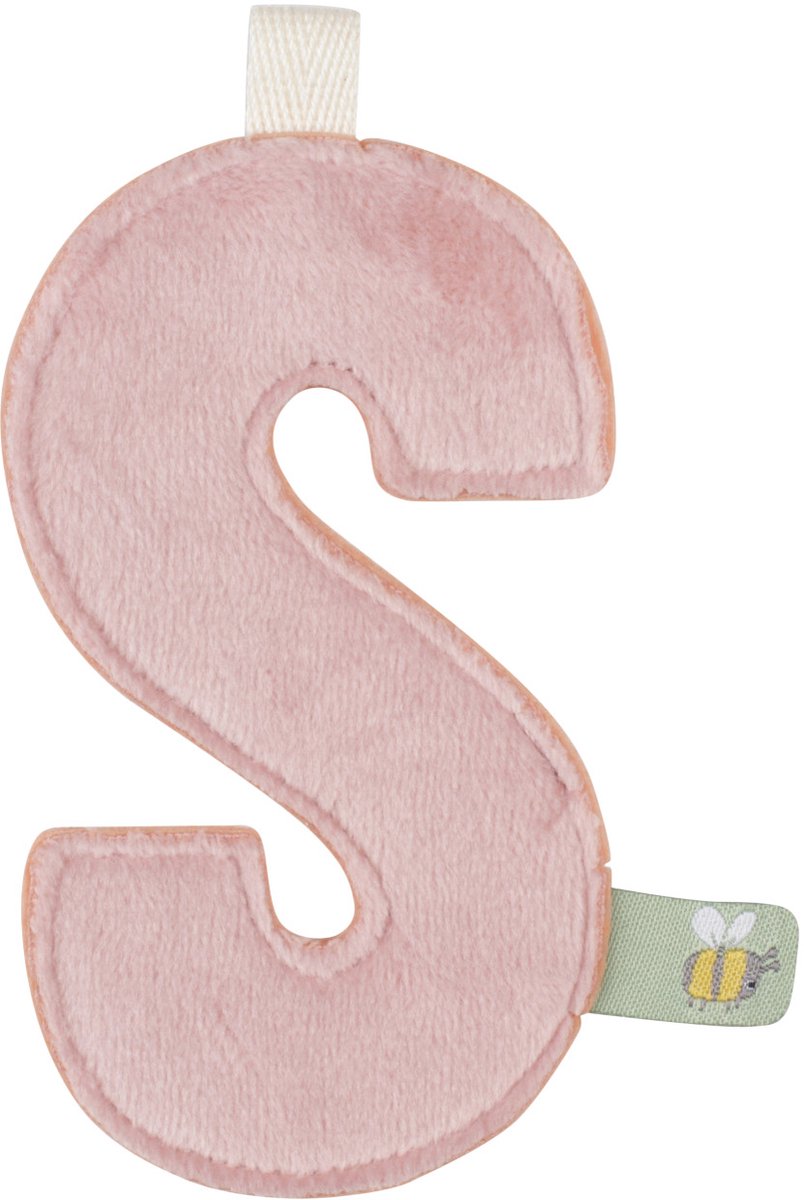 Piccolo elemento ghirlanda olandese - lettera s - rosa