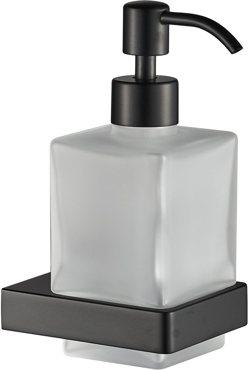 Plieger altea zeepdispenser – wandmontage – matzwart