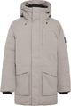 Didriksons akilles usx parka 2 chaqueta de outdoor para hombre - marrón ceniza