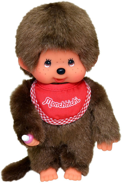 Monchhichi | niño con babero rojo 20cm