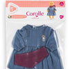 Abito jeans Corolle con sciarpa piccolo esploratore - 30 cm