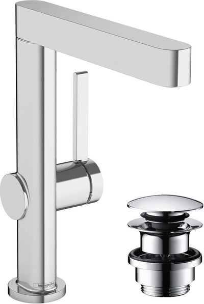 Hansgrohe finoris - miscelatore lavabo - funzionamento monocomando - con piletta di scarico - 230mm - bocca girevole - cromo