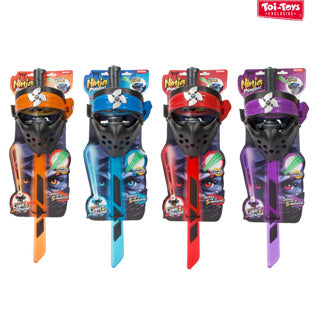 Ninja Light Sword and Mask With Light and Sound 4 Assorti