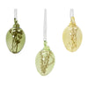 Decoris Uovo di Pasqua con fiori secchi h6cm 6 pezzi
