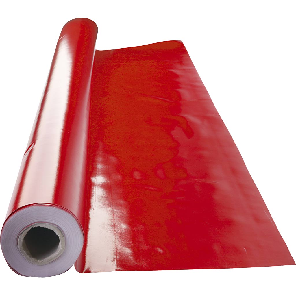 Asciugamano di cera, b: 140 cm, rosso, 20 m 1 rotolo
