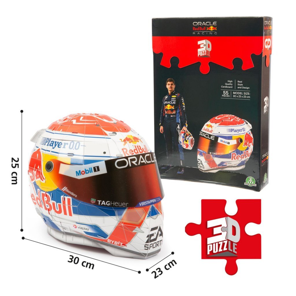 Rompecabezas 3D: fórmula-1 casco max verstappen cm