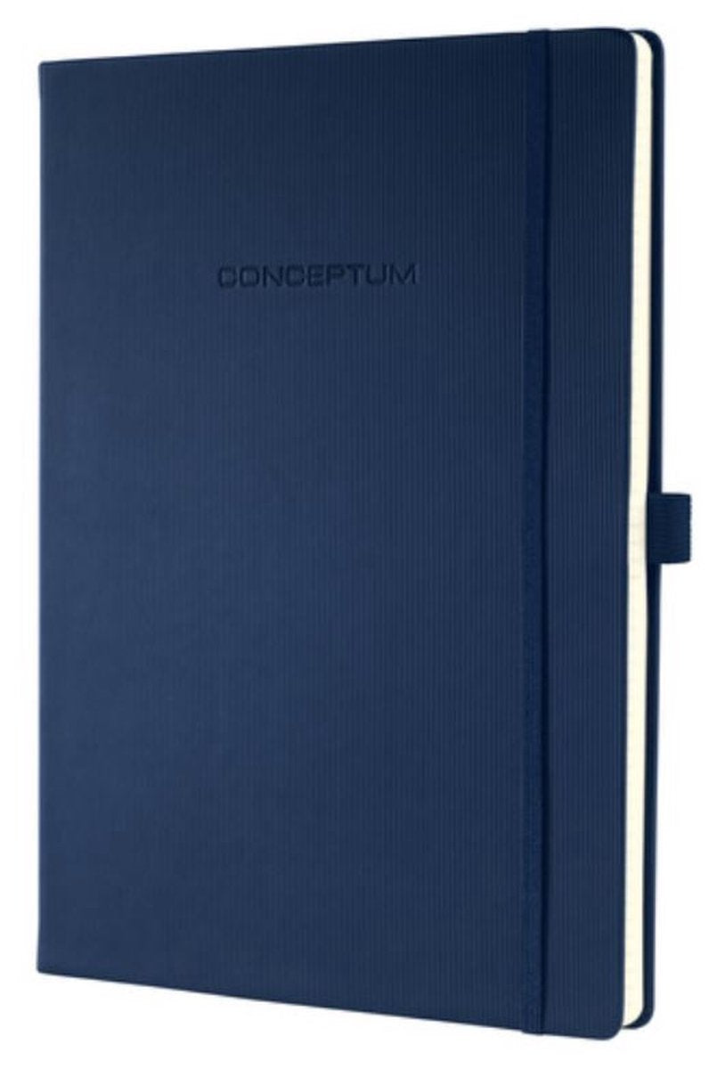 Sigel - cuaderno - conceptum pure - a5 - azul oscuro - tapa dura - 194 páginas - 80 gramos - línea - si-co657