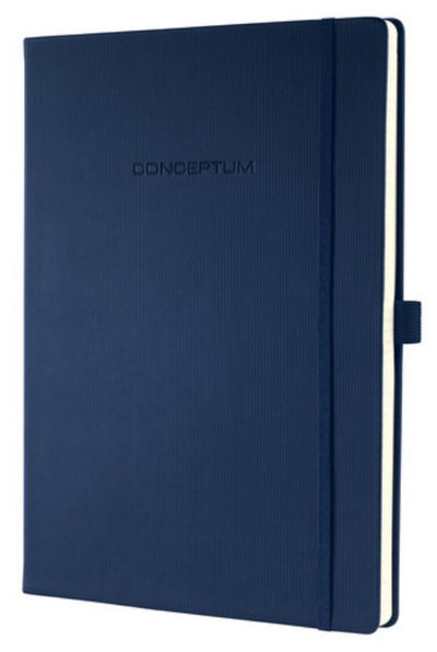 Sigel - cuaderno - conceptum pure - a5 - azul oscuro - tapa dura - 194 páginas - 80 gramos - línea - si-co657