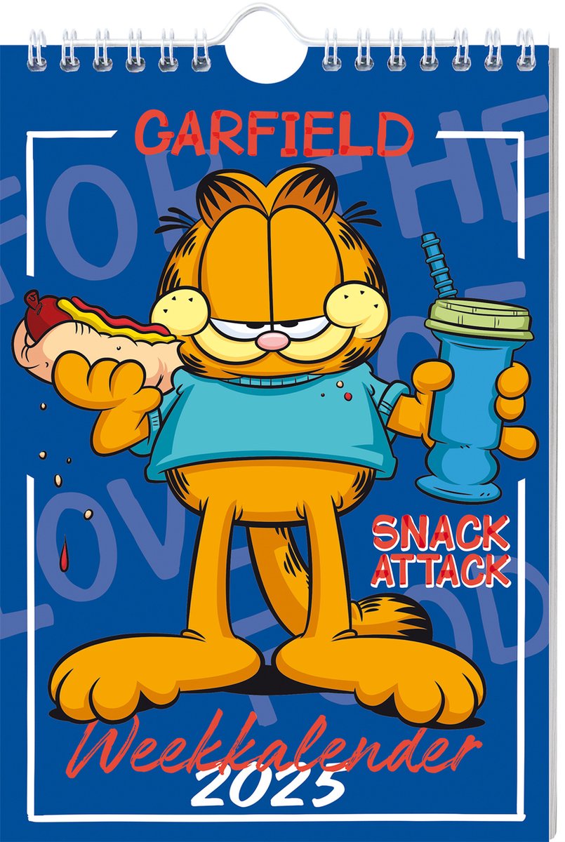 Interstat garfield weekkalender - 2025