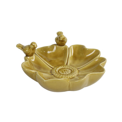 Countryfield vogelbad geel 26x25x10,5cm