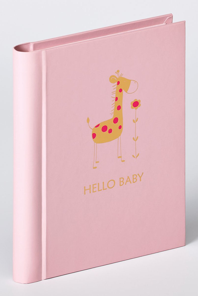 Walther ma-148-r baby animal - mini álbum de stock - tamaño 13 x 16 cm - 30 fotos 11,5 x 15,5 cm - rosa