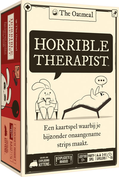 Gatitos explosivos, terapeuta horrible: juego de fiesta divertido y divertido equivocado para adultos - Holandés