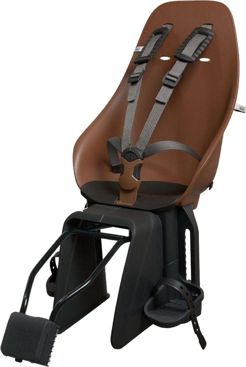Asiento de bicicleta Urban iki bio detrás del montaje del cuadro ta–ke - haniwa brown bincho black
