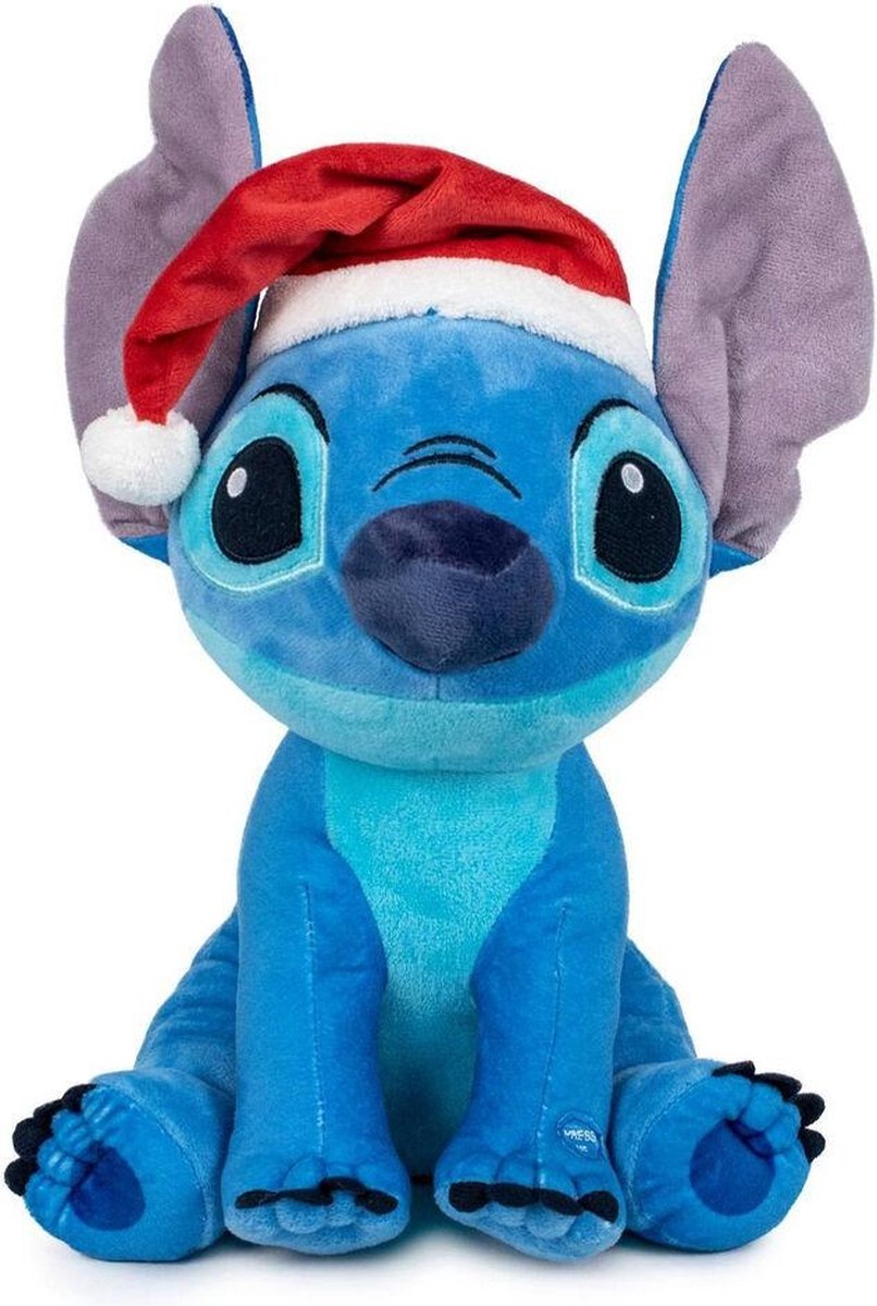 Play by play lilo stitch kerstmis knuffel met geluid 26 cm