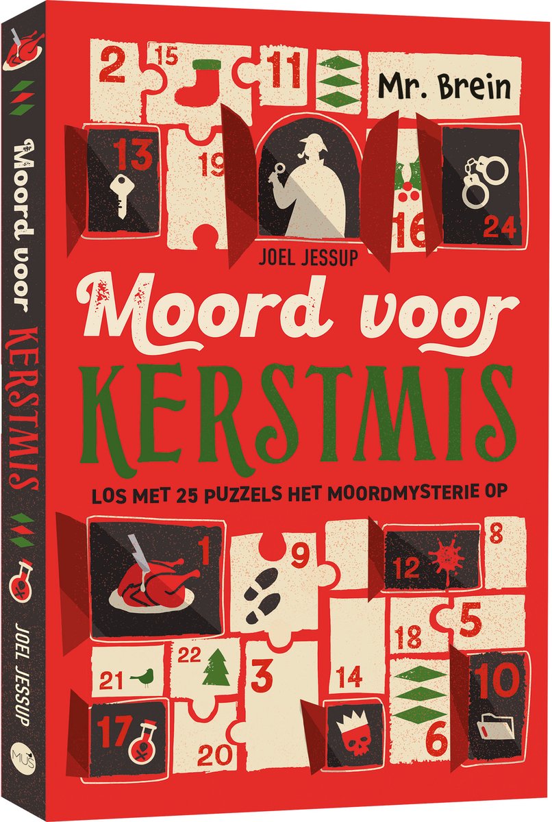 Sr. asesinato cerebral - navidad - libro de rompecabezas