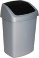 Curver waste bin swing silver antrac. 25l