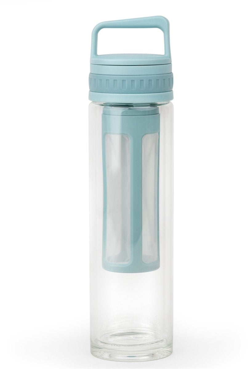Leopold vienna - botella para beber moshi taza para llevar termo - vidrio de doble pared - menta