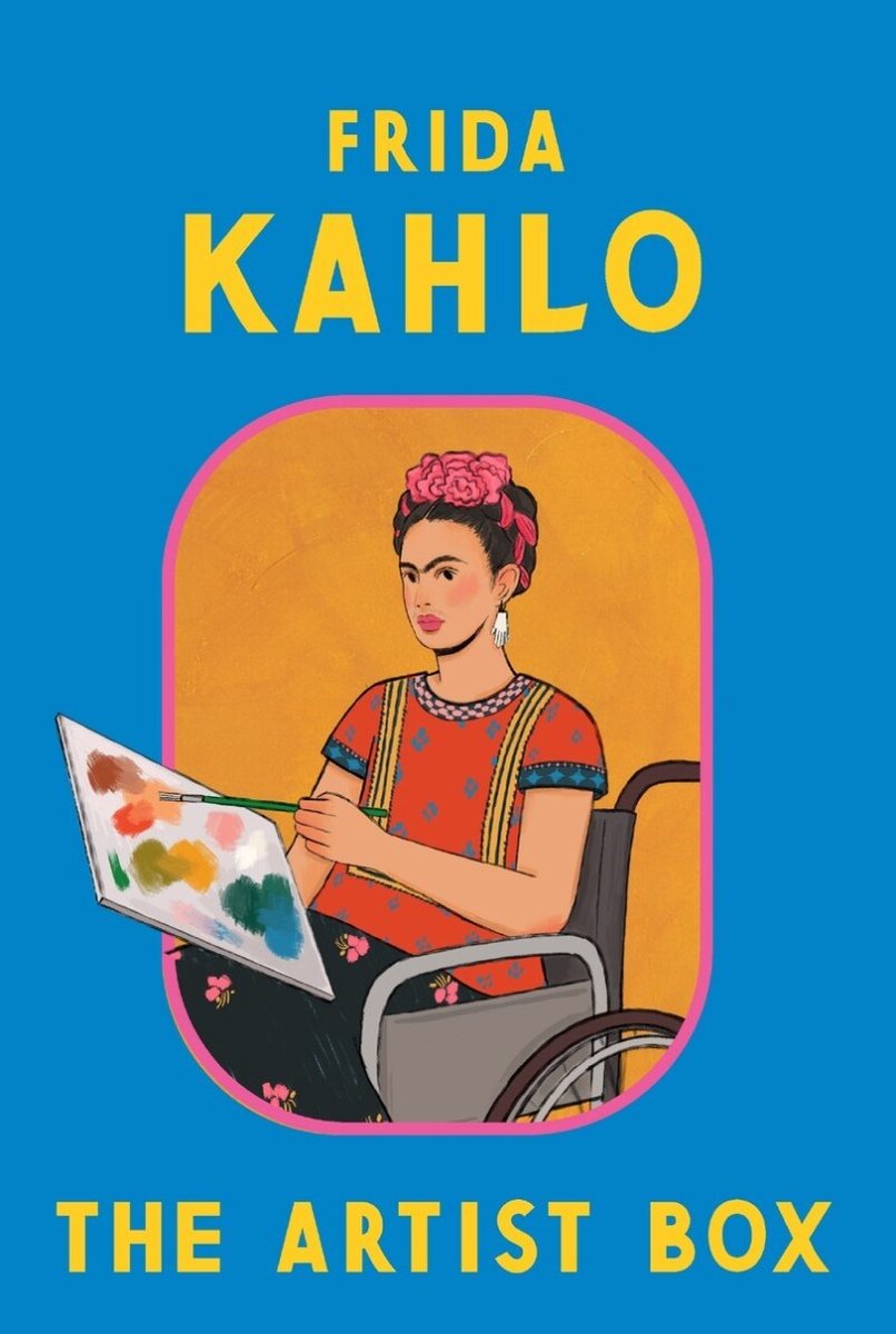 Laboratorio di regali thapp manjit: scatola dell'artista frida kahlo