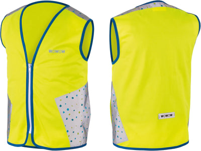 Wowow riflettendo il gilet per bambini terrazzo ref.l.vest terrazzo giallo s
