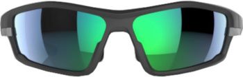 Gafas de sol de espejismo deporte con 3 pares de lentes gris negro