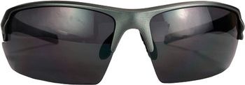 Gafas de sol de espejismo deporte con 3 pares de lentes gris negro