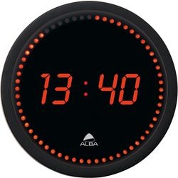 Orologio da parete alba ornato 30 cm nero